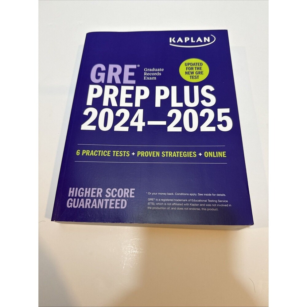 Kaplan Test Prep Ser.: GRE Prep Plus 2024-2025: Your Ultimate Guide to GRE...